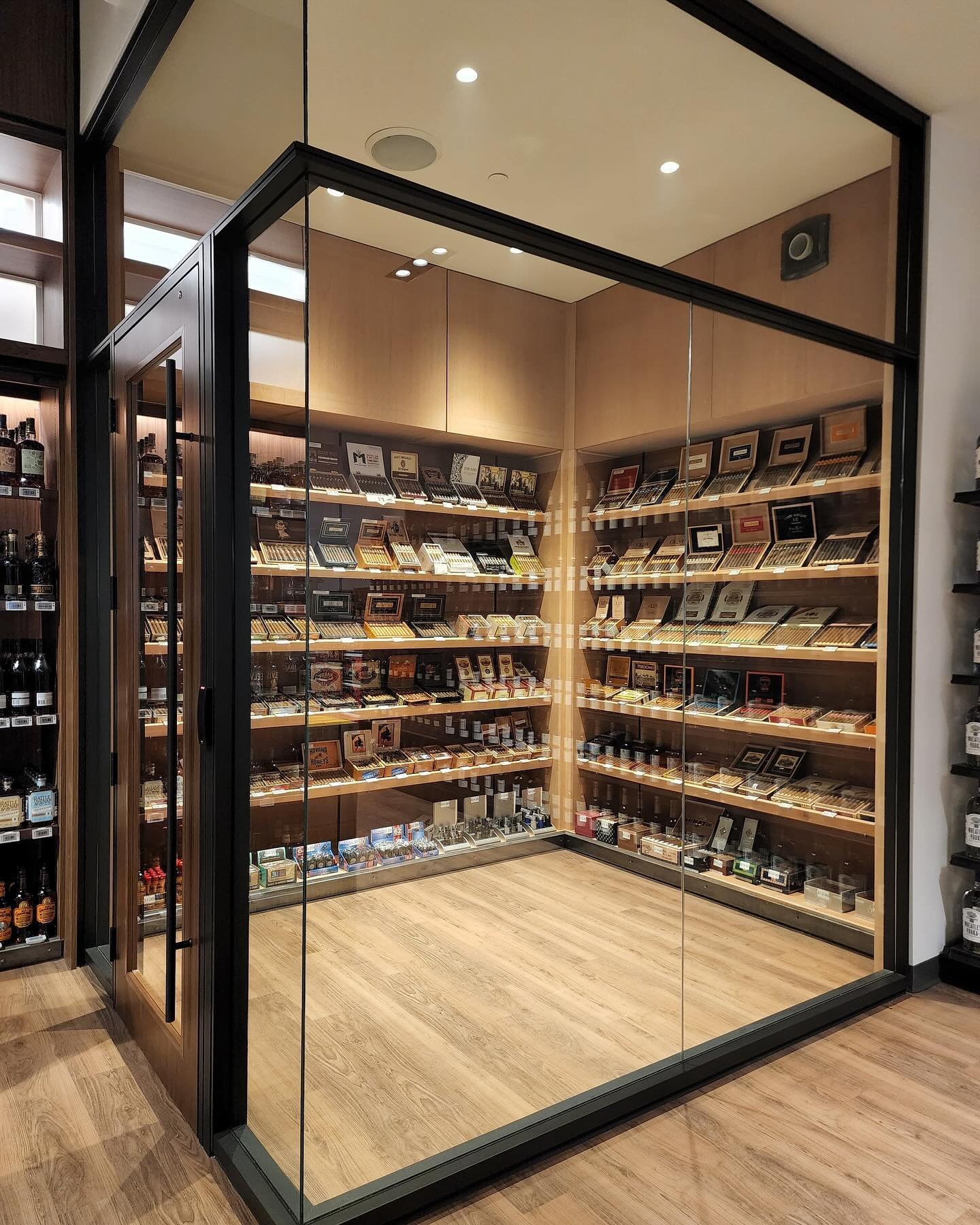 Buster&rsquo;s Liquor has always been the city&rsquo;s largest resource for fine wine and spirits. But the newly built, East location has taken things to another level with a walk-in humidor room offering a superb selection of cigars. The space is th