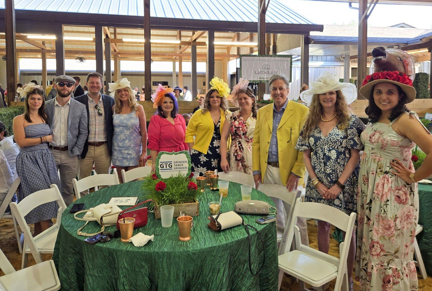 The GTG team has been busy &quot;galloping about.&quot; Check out those hats at the annual Jockeys &amp; Juleps event benefiting Southern Reins Center for Equine Therapy! #kentuckyderby