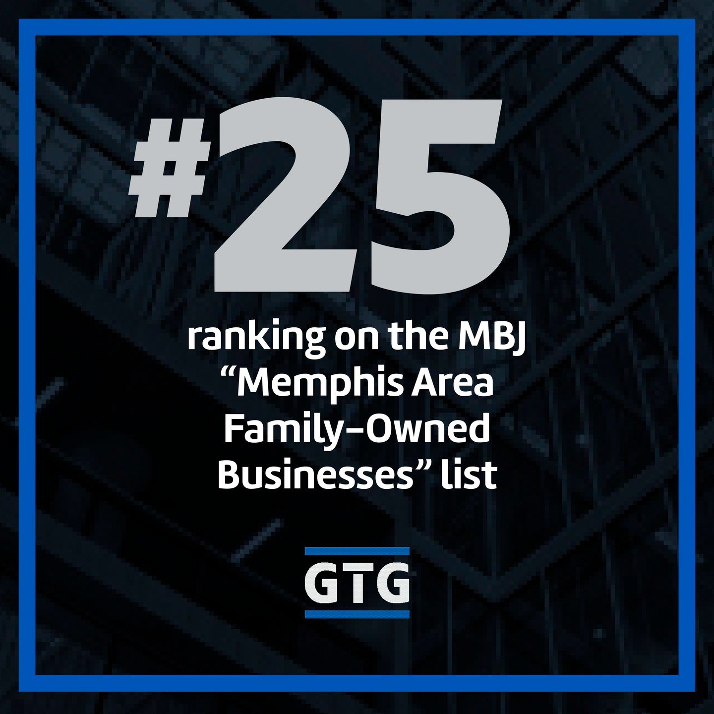 Built on family values, long-term relationships, and a commitment to craftsmanship, we&rsquo;re proud to be ranked #25 on the @mbjmemphis's list of the Largest Family-Owned Businesses in the Memphis Area!

This recognition is especially meaningful, a