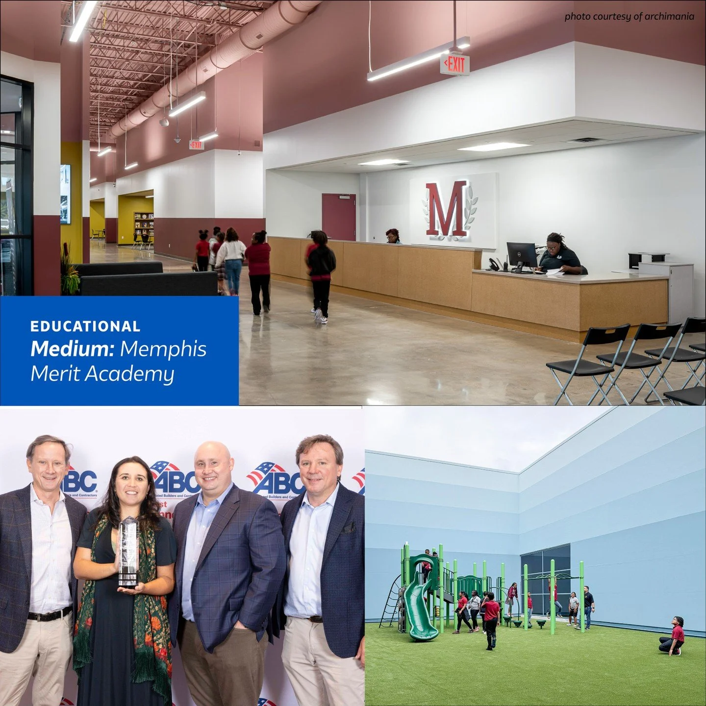 The 2025 Excellence in Construction Awards brought two major wins our way!
The Orpheum&rsquo;s AutoZone Atrium and Memphis Merit Academy were both recognized among the top projects in West Tennessee, and we could not be more proud of what these build
