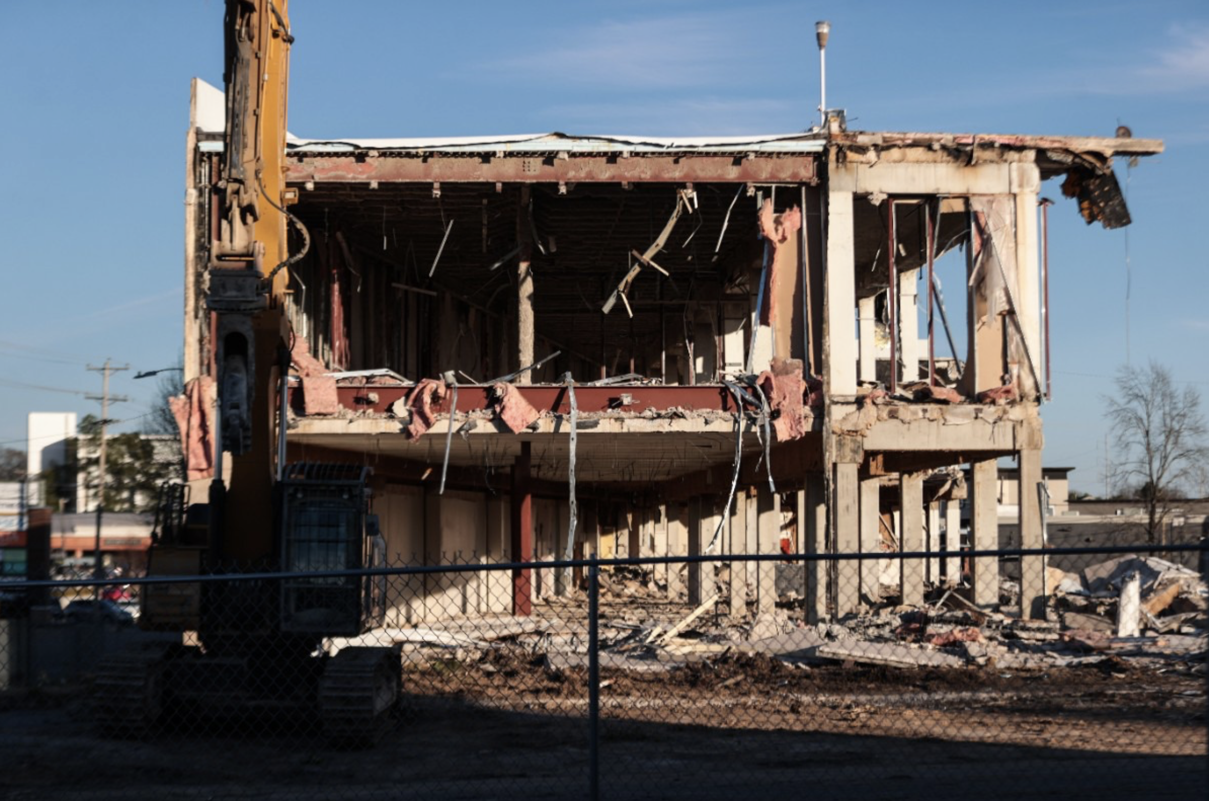 Oak Court Mall being cleared for redevelopment