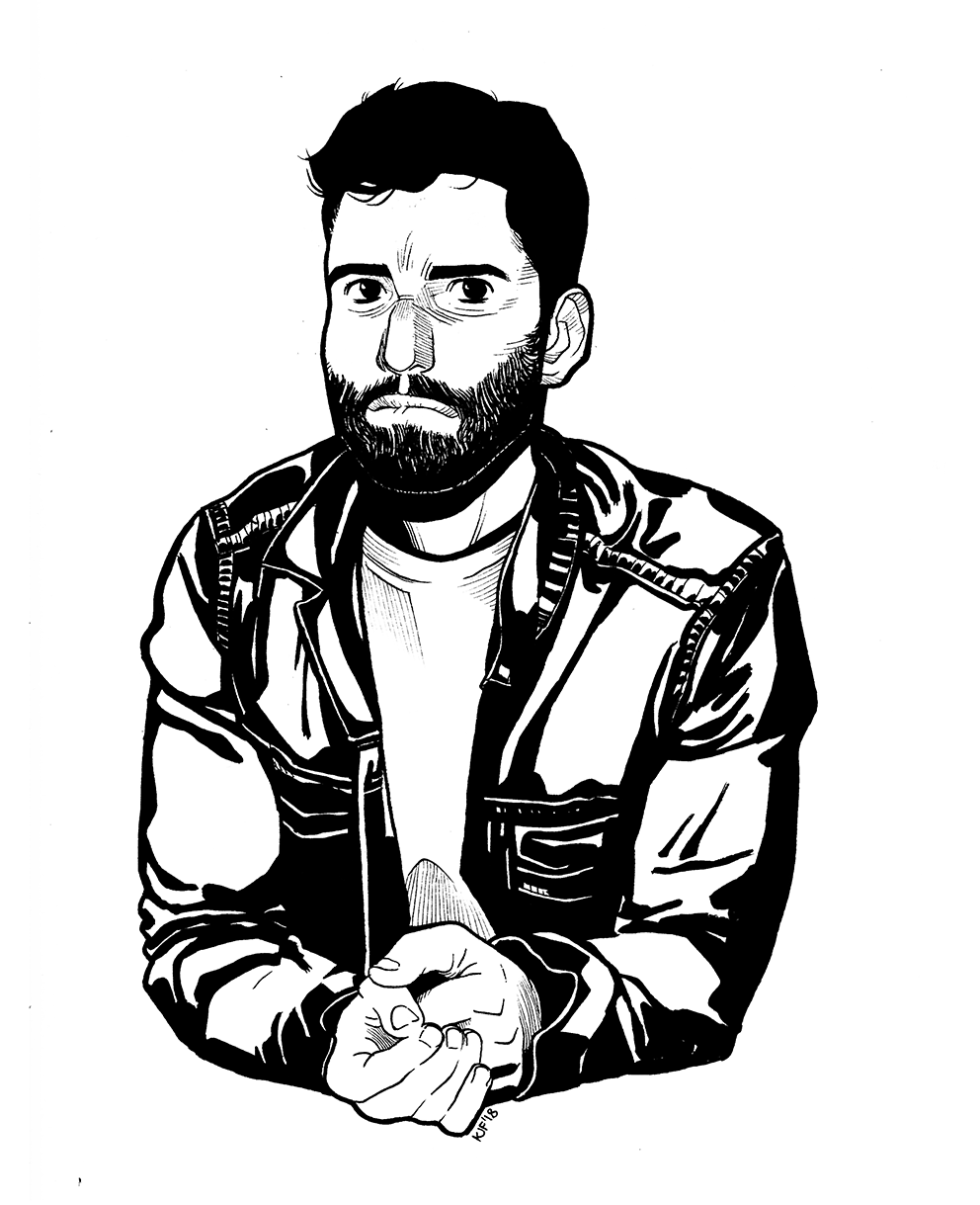 Inspired by a picture of Raul Castillo