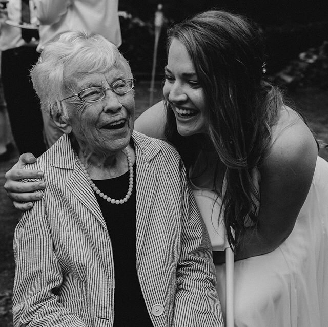 Eliza with her adorable 100 year old grandmother &hearts;️ 7/27/2019 #allyouwitness