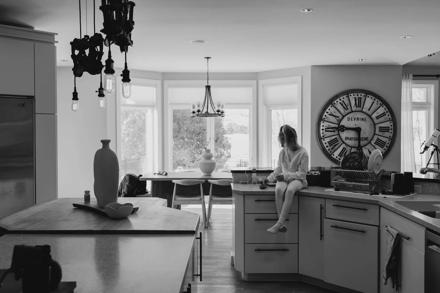 I got to photograph the Gilbert family on a Sunday morning just being together in their home all while wearing their cozy clothing. I loved it and want more sessions like it - ya&rsquo;ll don&rsquo;t need to dress up to capture your family- let me co