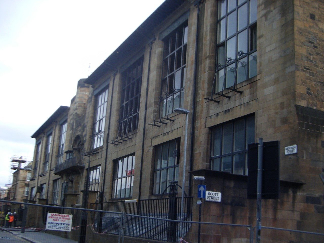 Glasgow School of Art entrance 2014 - ©Peter Graham