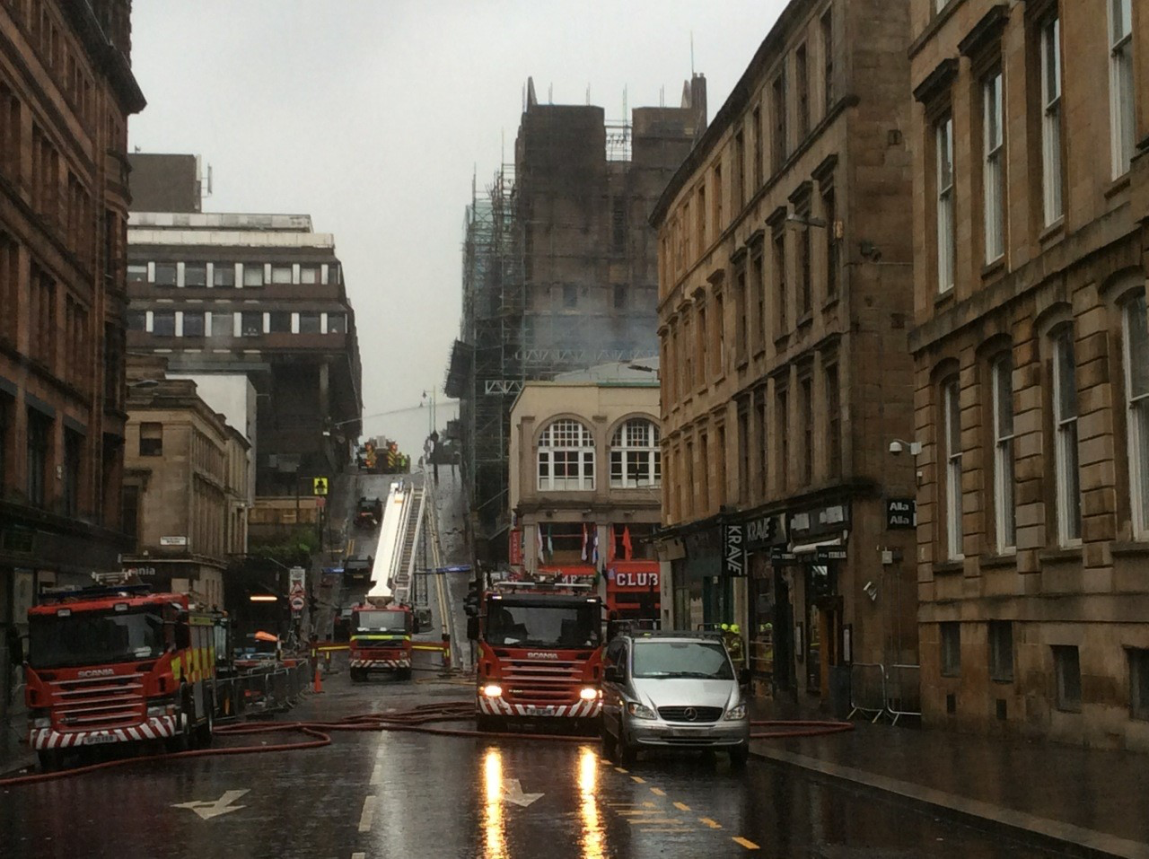 View of Glasgow School of Art from Bath Street 2018 - ©Peter Graham