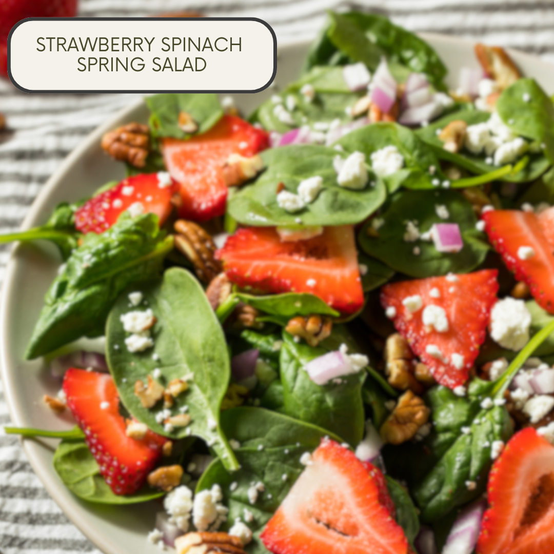Strawberry Spinach Spring Salad