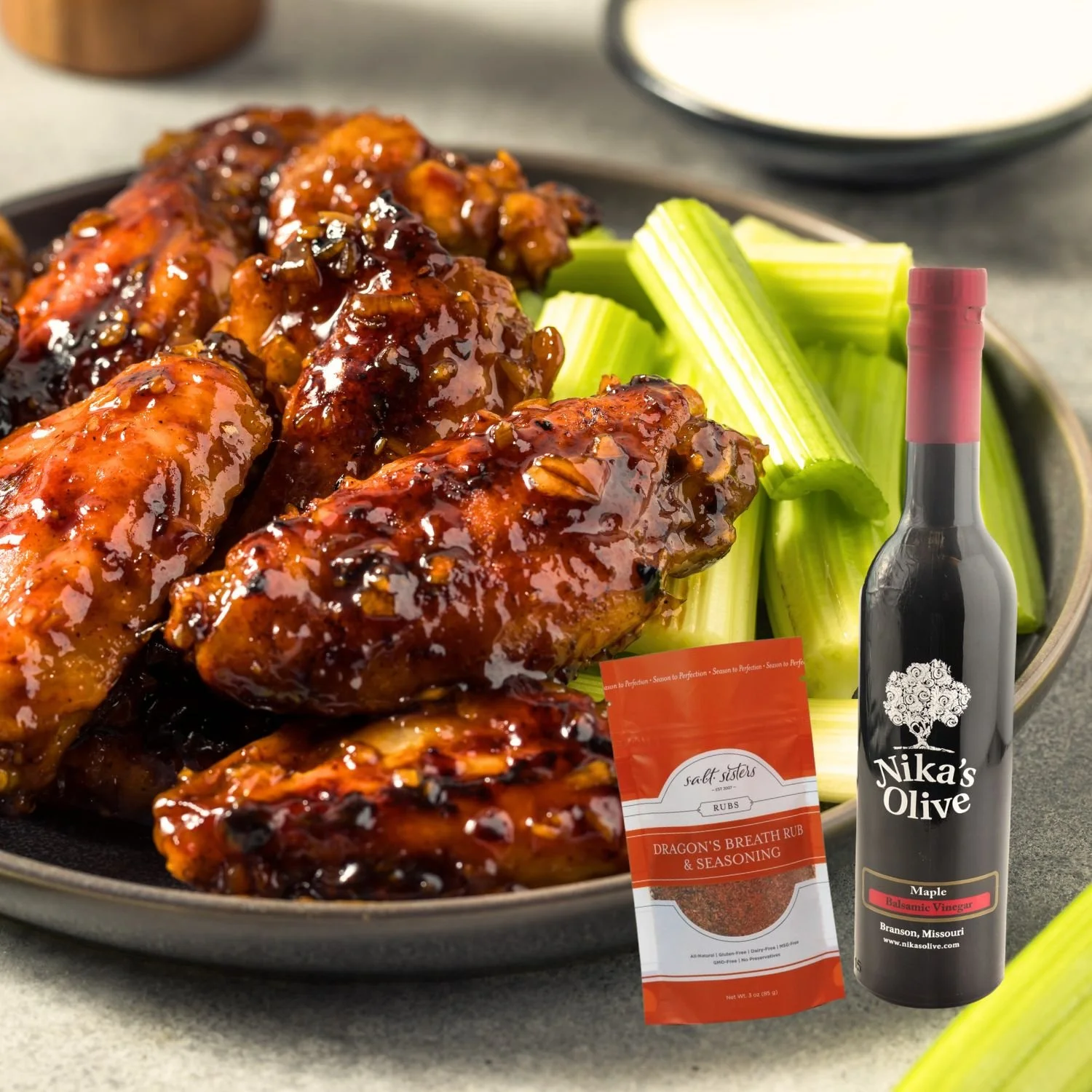 Game Day Wings with Maple Balsamic Glaze