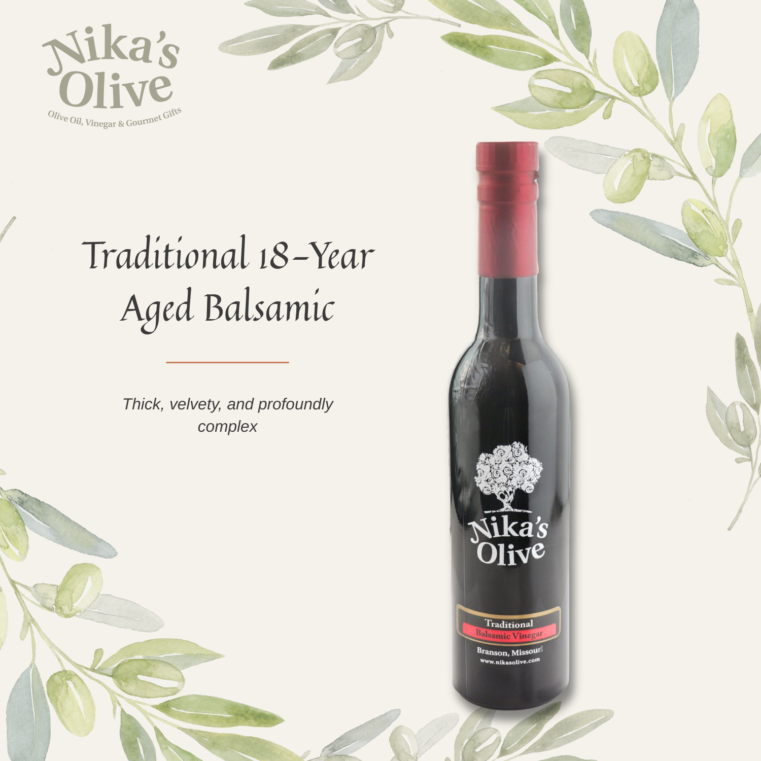 Traditional 18 Year Aged Balsamic Vinegar