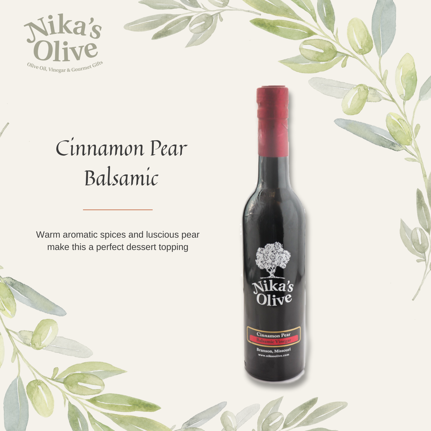 Cinnamon Pear Balsamic Vinegar