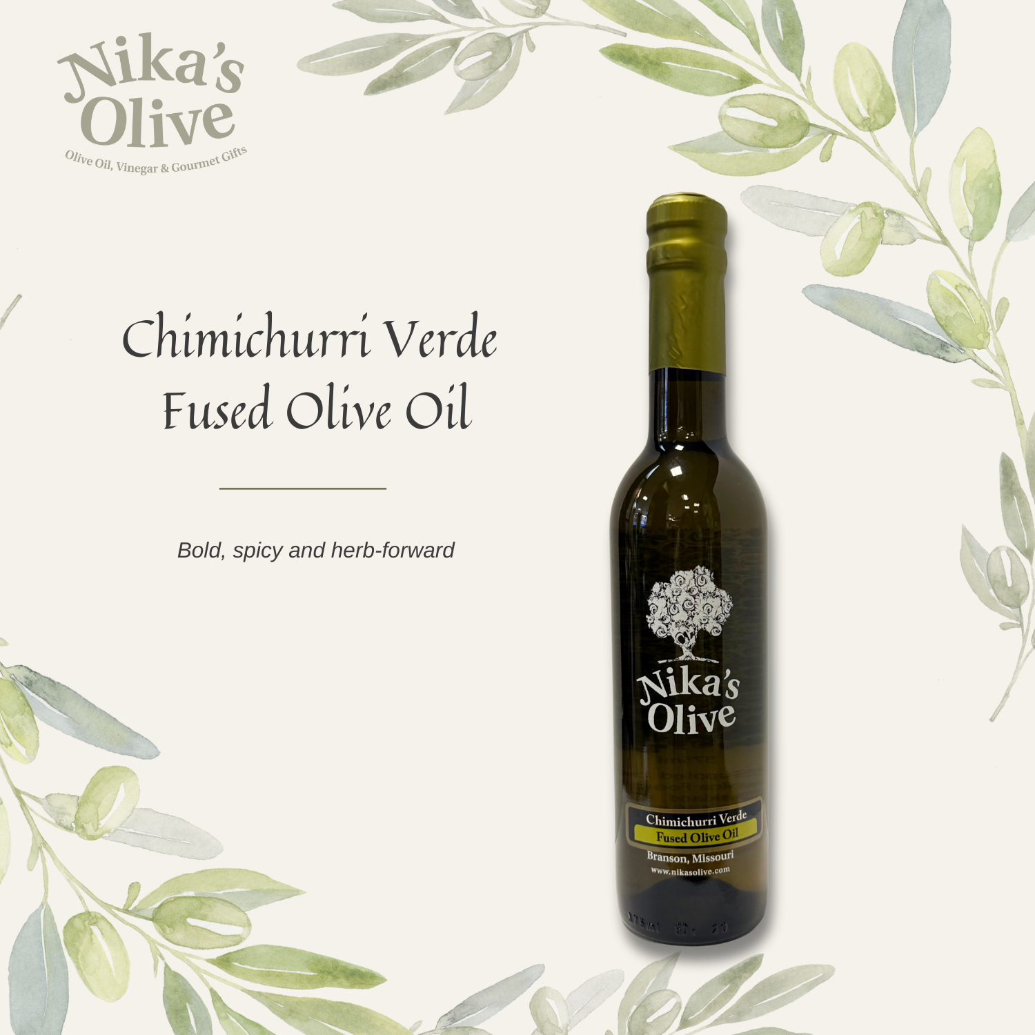Chimichurri Verde Fused Olive Oil