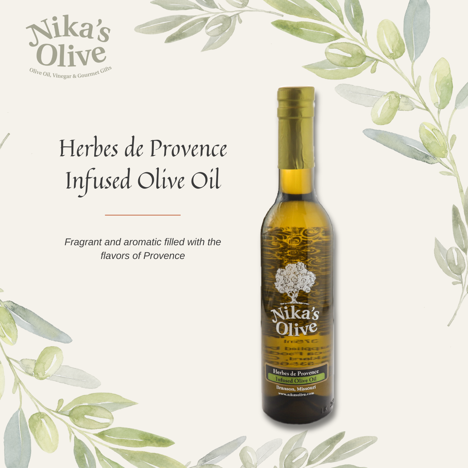 Herbes de Provence Infused Extra Virgin Olive Oil