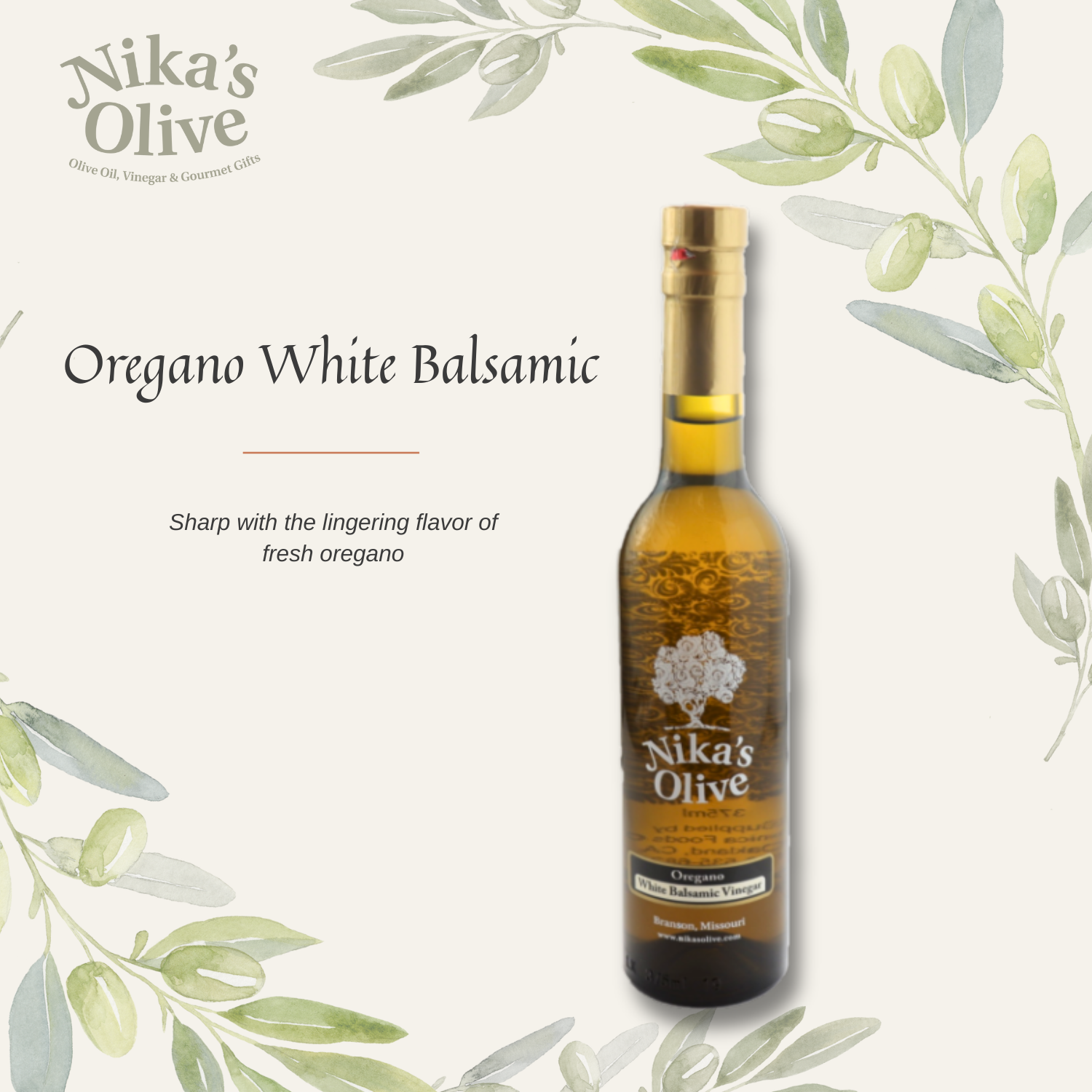 Oregano White Balsamic Vinegar