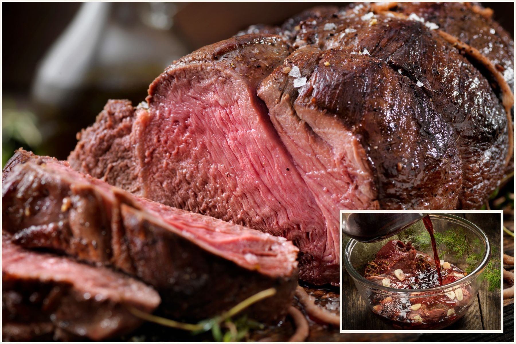 Grilled venison backstrap with Olive Wood Smoked Olive Oil and Neapolitan Herb Balsamic marinade — Nika's Olive Branson Missouri