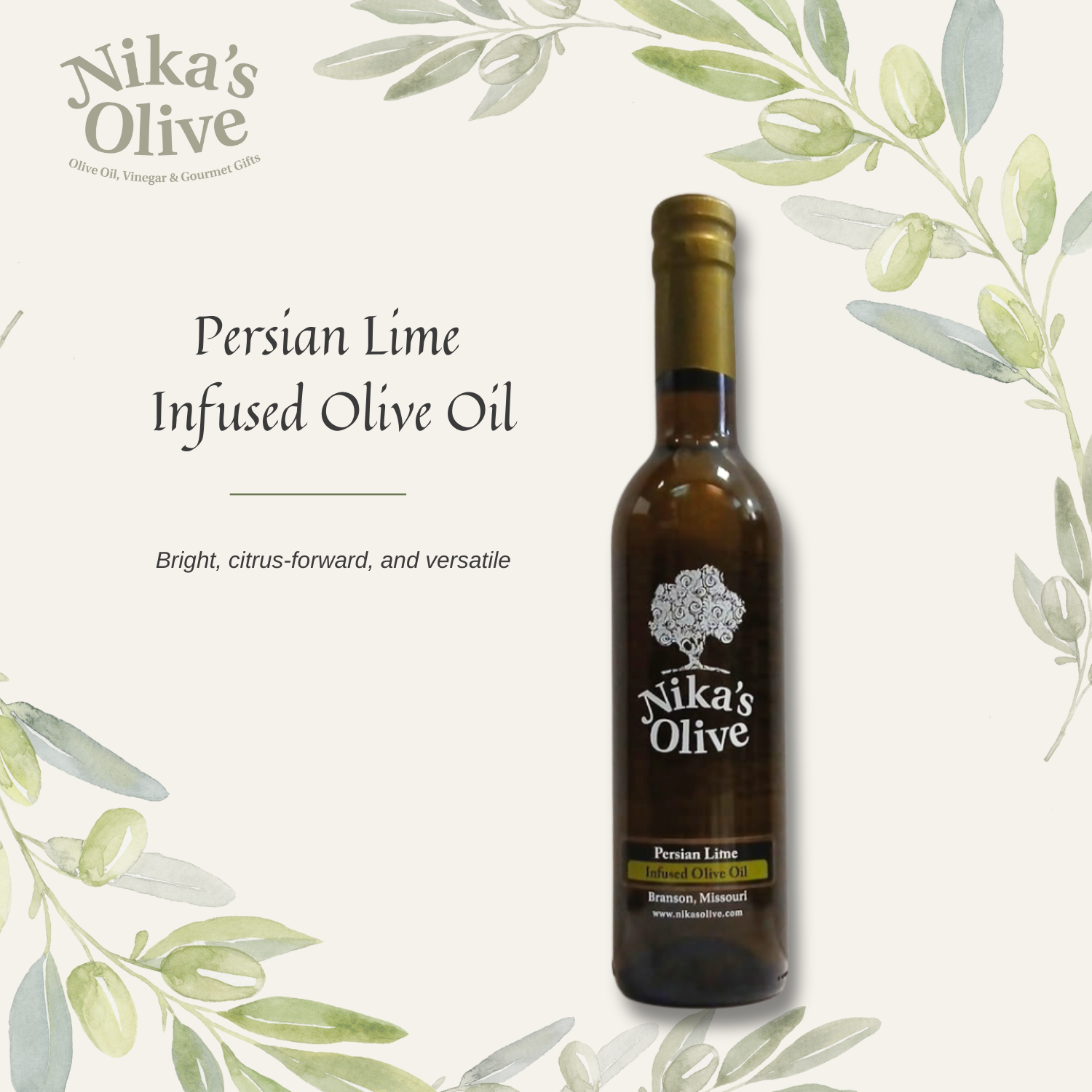 Persian Lime Infused Extra Virgin Olive Oil