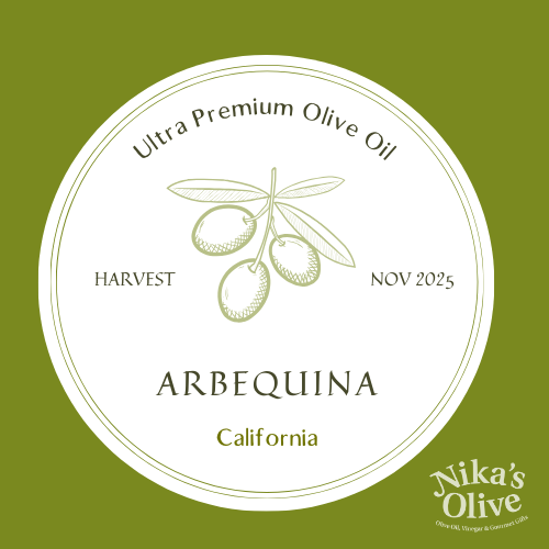 Single Estate Arbequina California Nov 2025