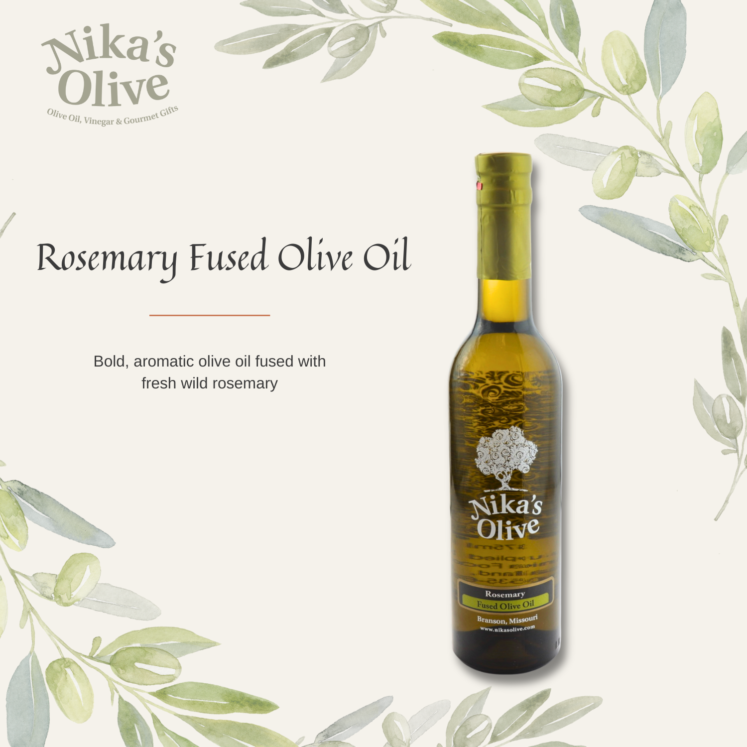 Rosemary Fused Extra Virgin Olive Oil