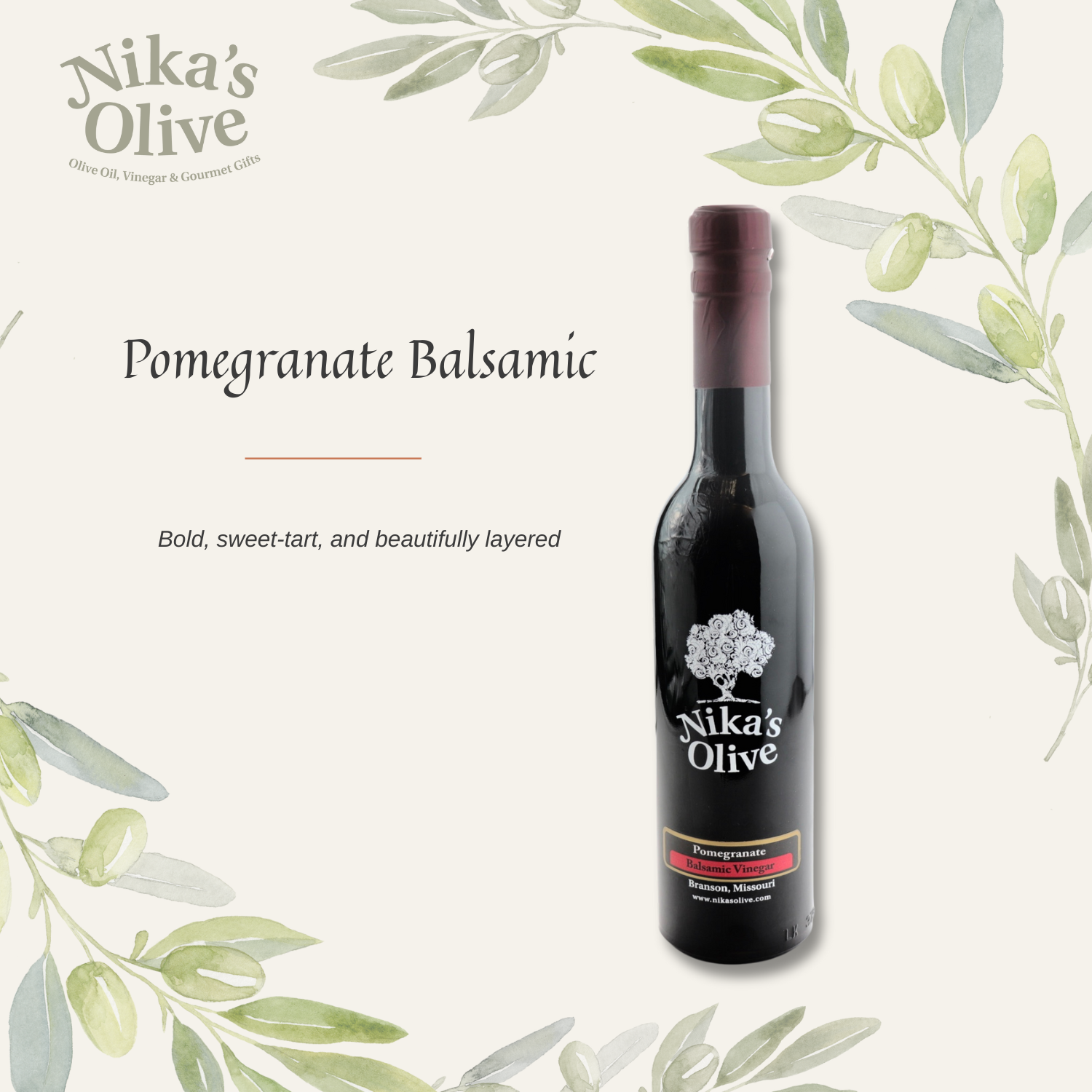 Pomegranate Balsamic Vinegar