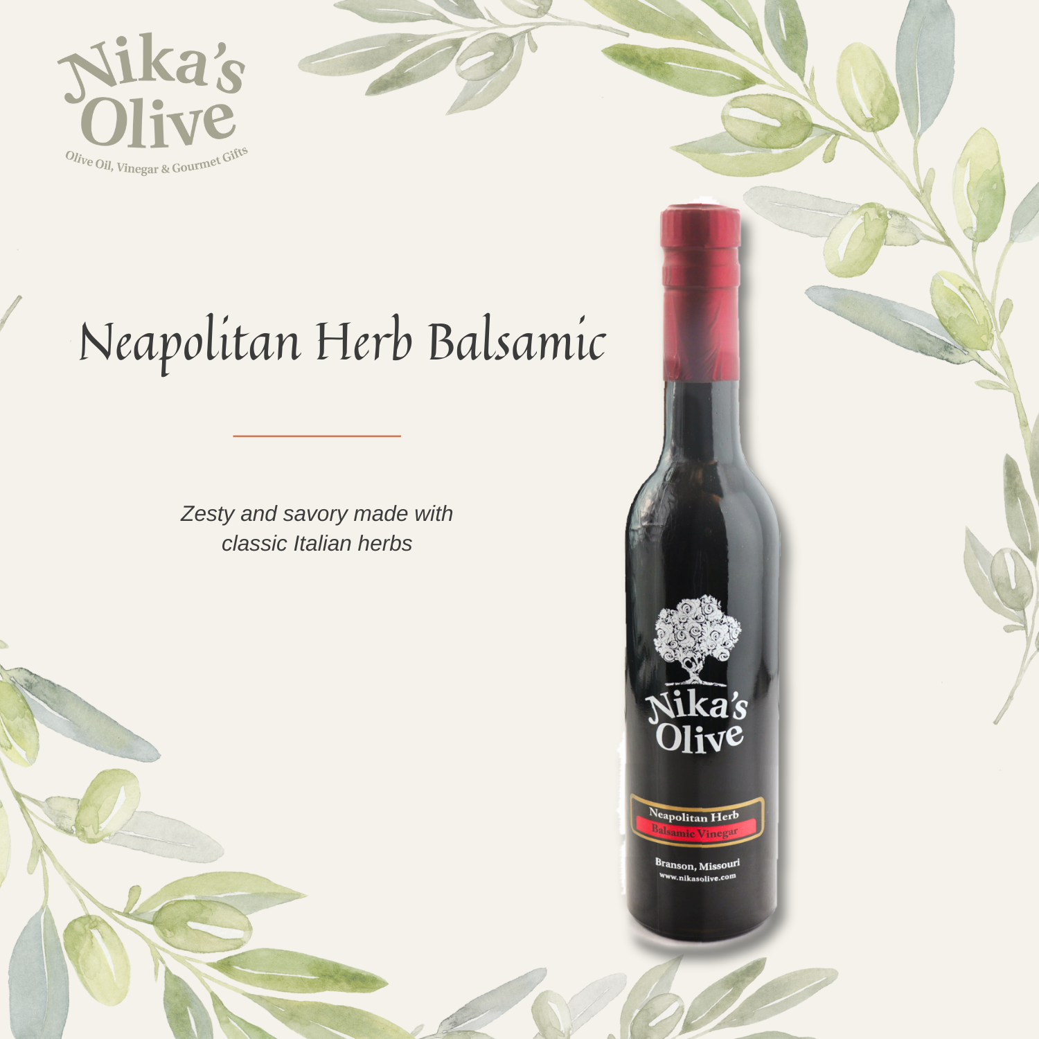Neapolitan Herb Balsamic Vinegar