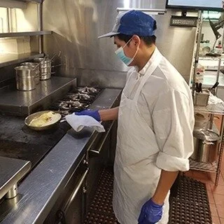 Everyone, meet Wilson! When you come in to dine with us, there's a good chance he's the one behind the scenes making your meal a memorable experience.

Wilson's favorite dish is our burritos because they are great for on the go, filling, and hearty! 