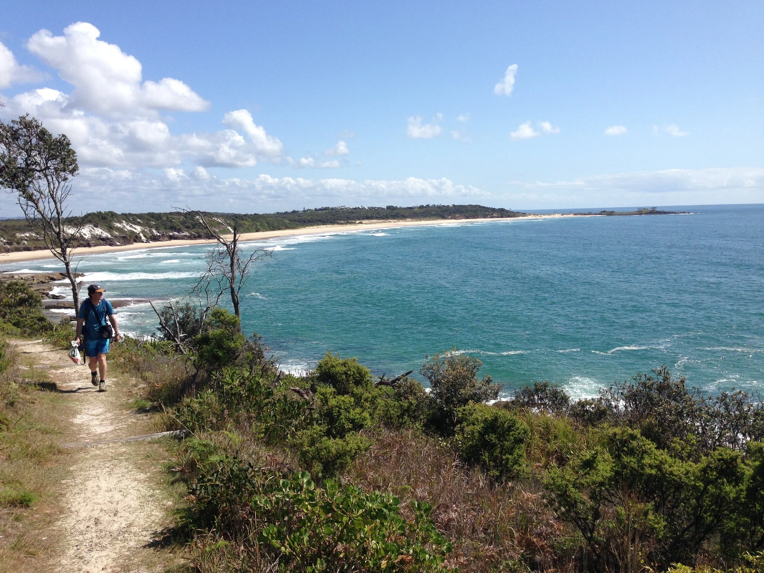 On the track to Brooms Head