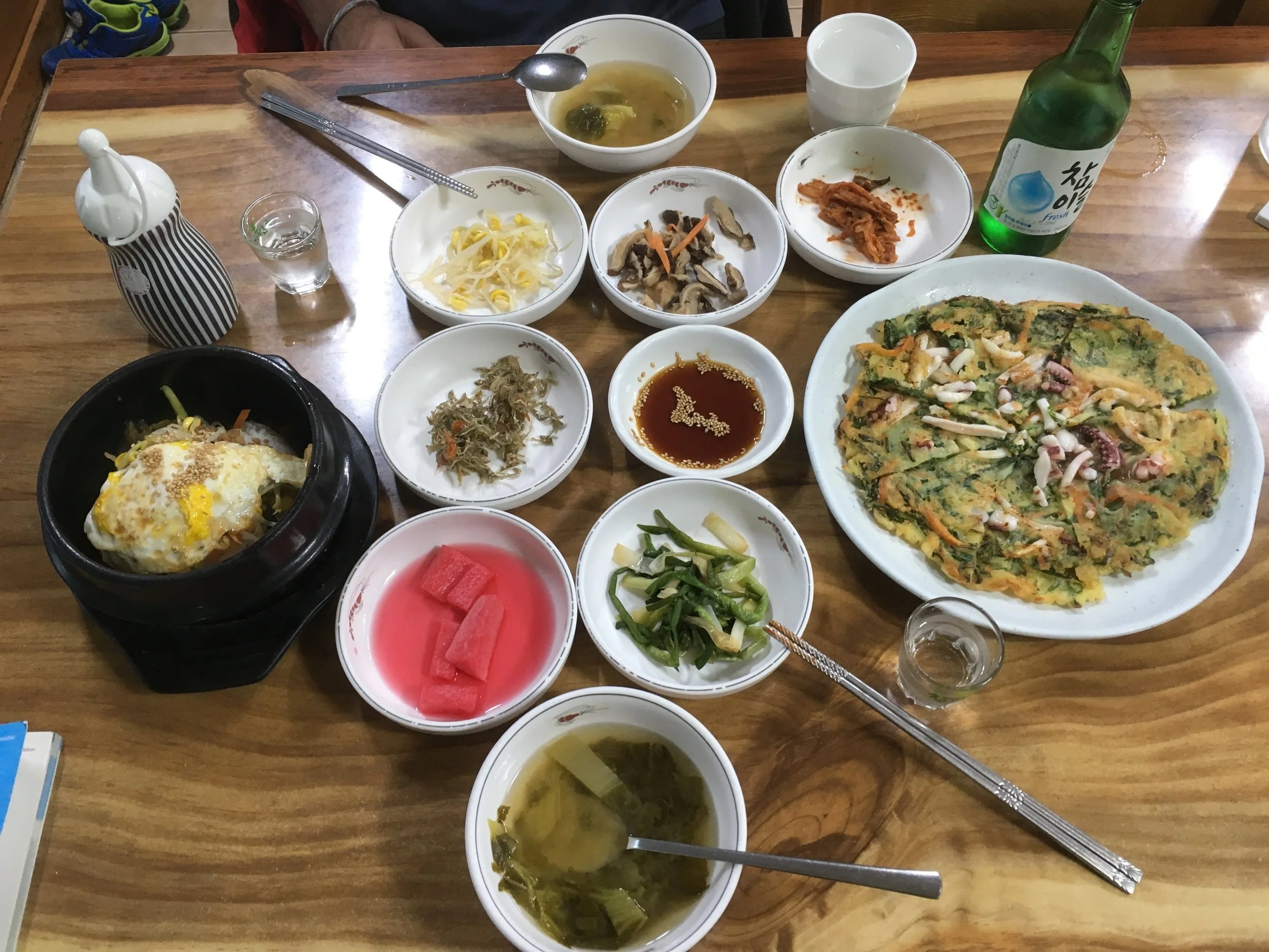 Delicious traditional Korean meal