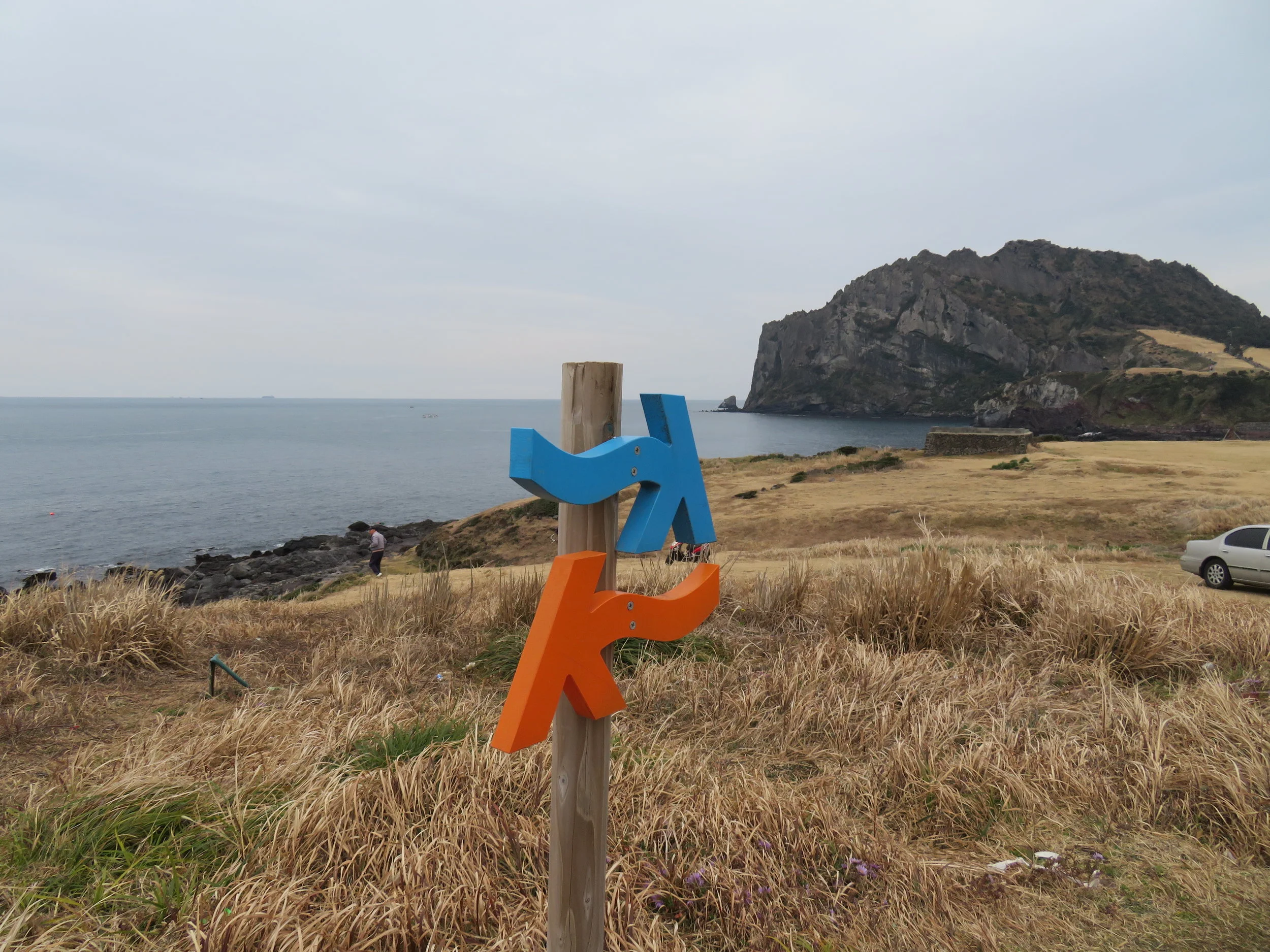 The view of Seongsan Ilchubong from Section 1