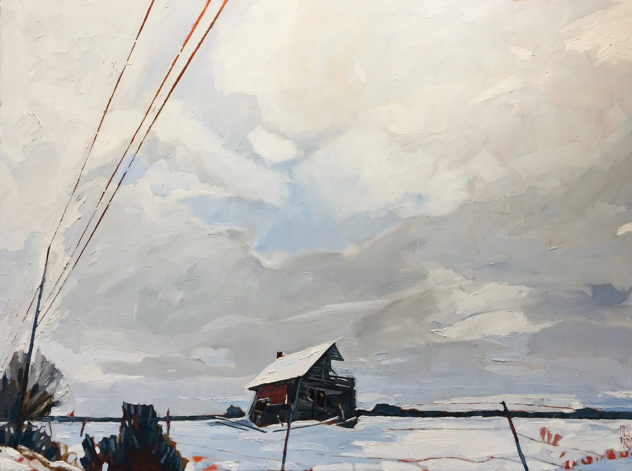 “Drifting Snow” by Stewart Jones, 2019
