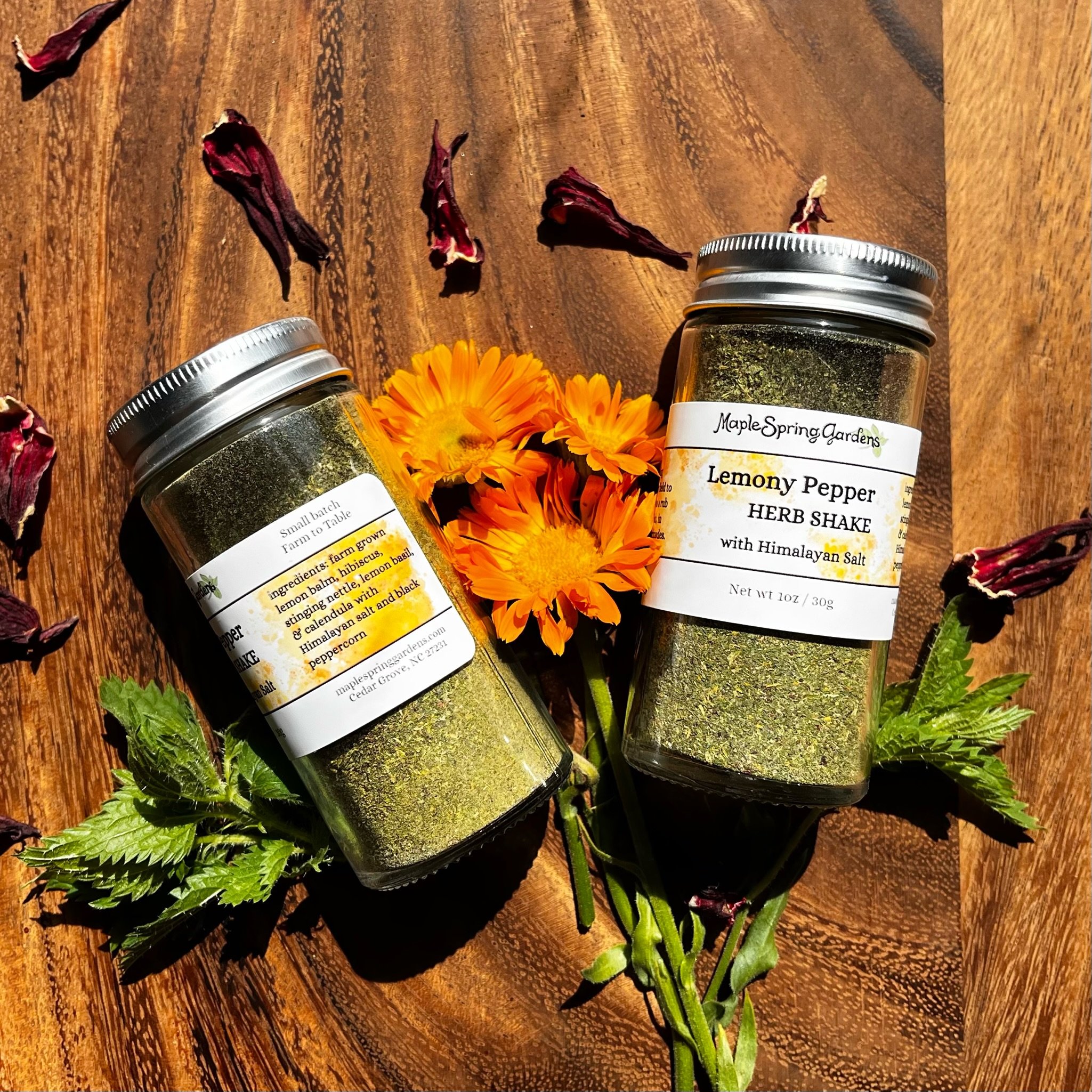 Lemony Salt & Pepper Herb Shake