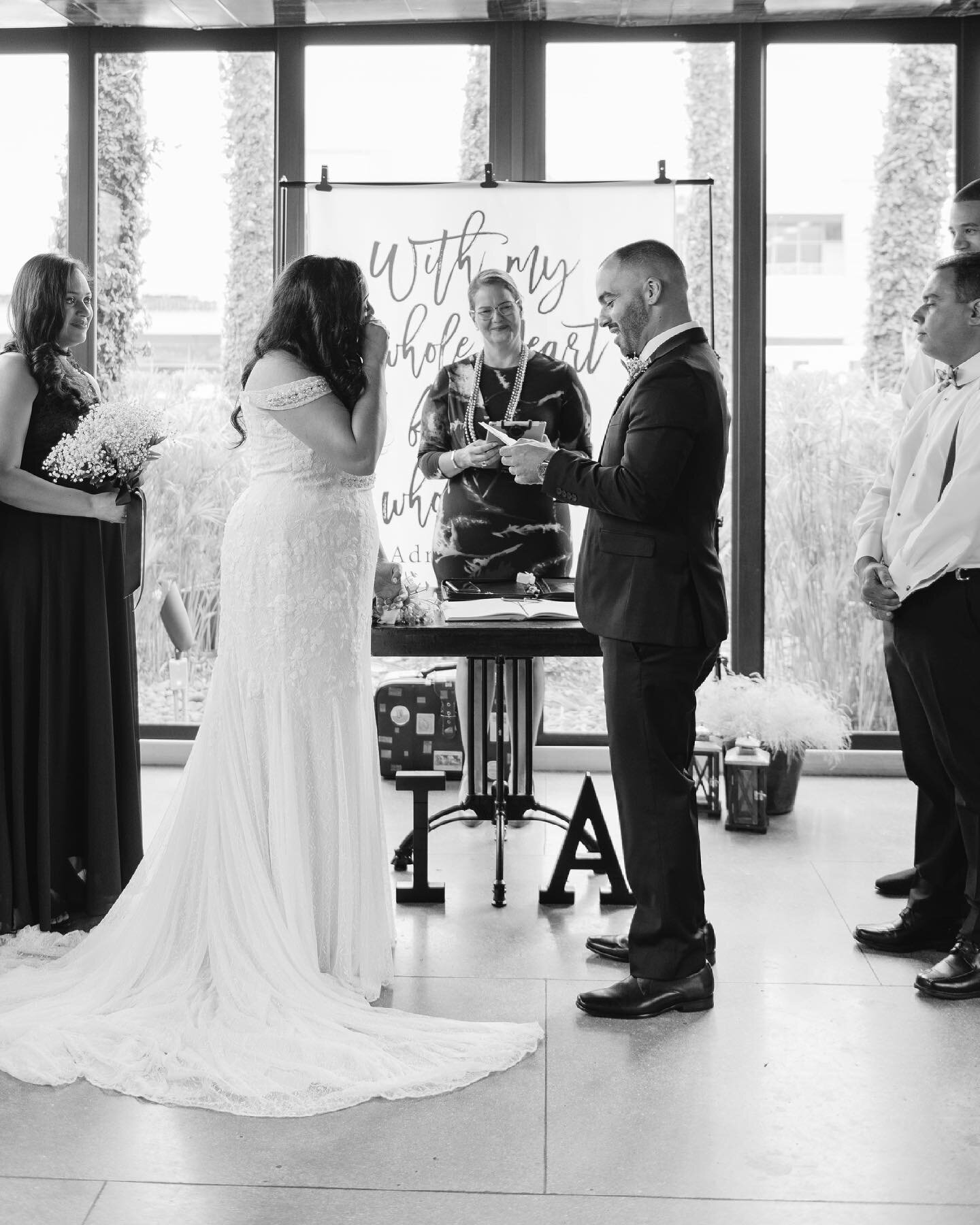 Intimate ceremony with Ivelisse + Adriel 🖤
.
.
.
.
#intimateceremony #southfloridaweddingphotographer #floridaweddingphotographer #miamiweddingphotographer #floridaphotographer #southfloridaphotographer #southfloridaweddings #ranchwedding #restauran