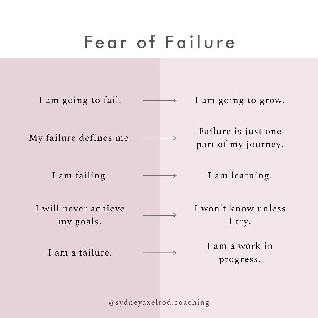 Depending on how you define success, &ldquo;failure&rdquo; could be anything from a relationship that didn&rsquo;t work out, losing a job, or not having your life turn out exactly the way you envisioned. Failure is scary, but it is INEVITABLE and it 