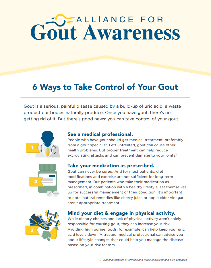 Resources Alliance For Gout Awareness - 