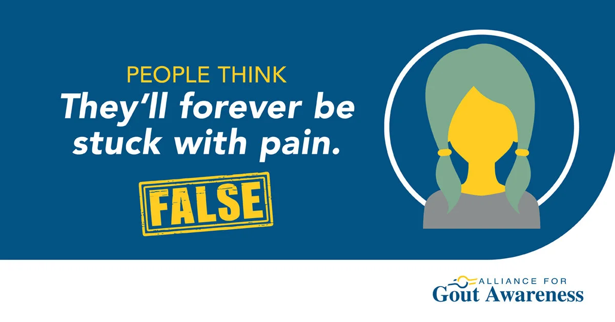 Gout Myths Social Graphics