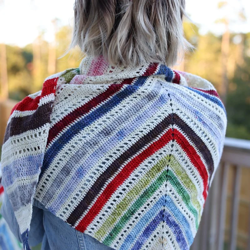 Prism Path Shawl