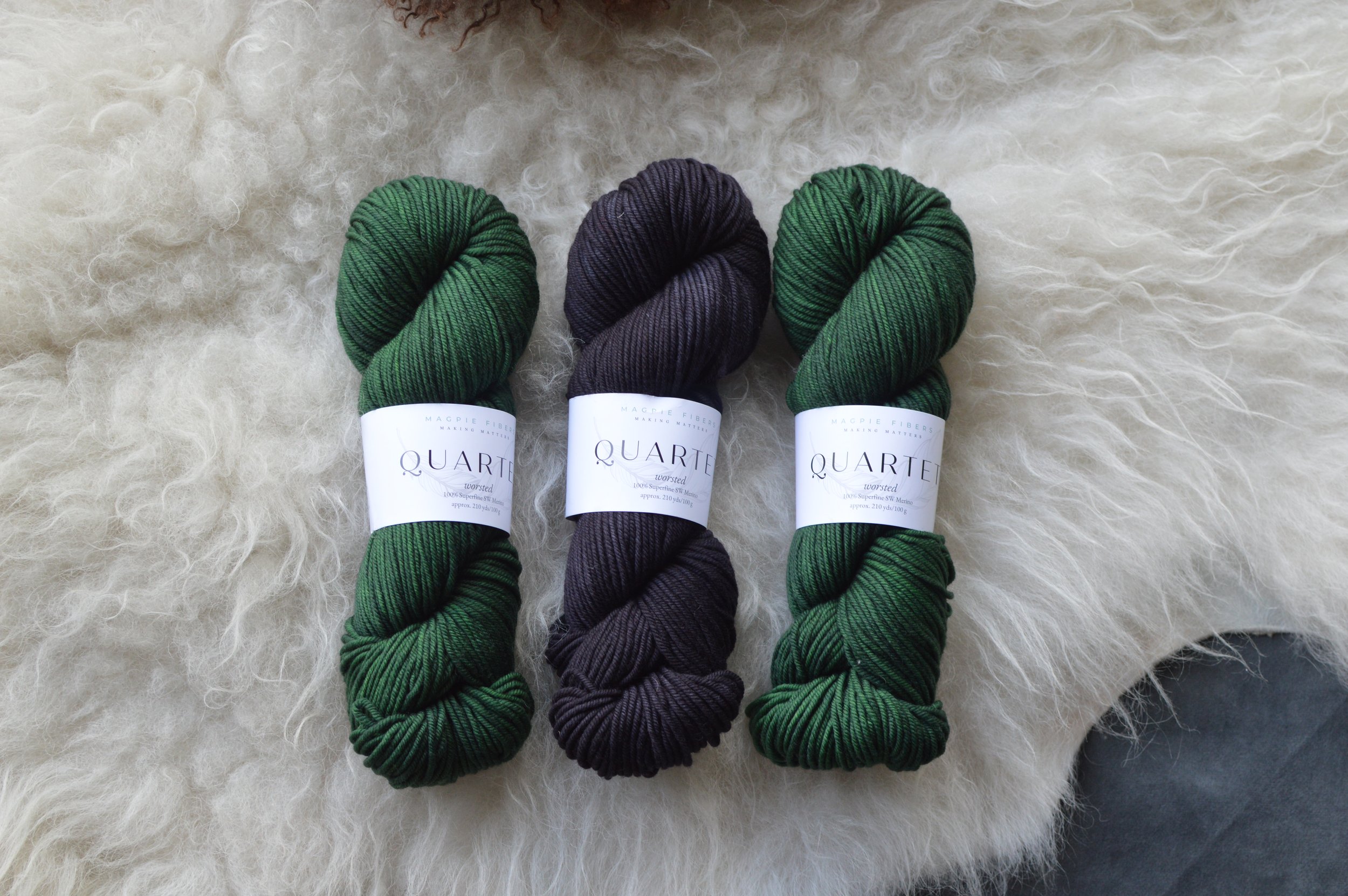 magpie fibers quartet worsted