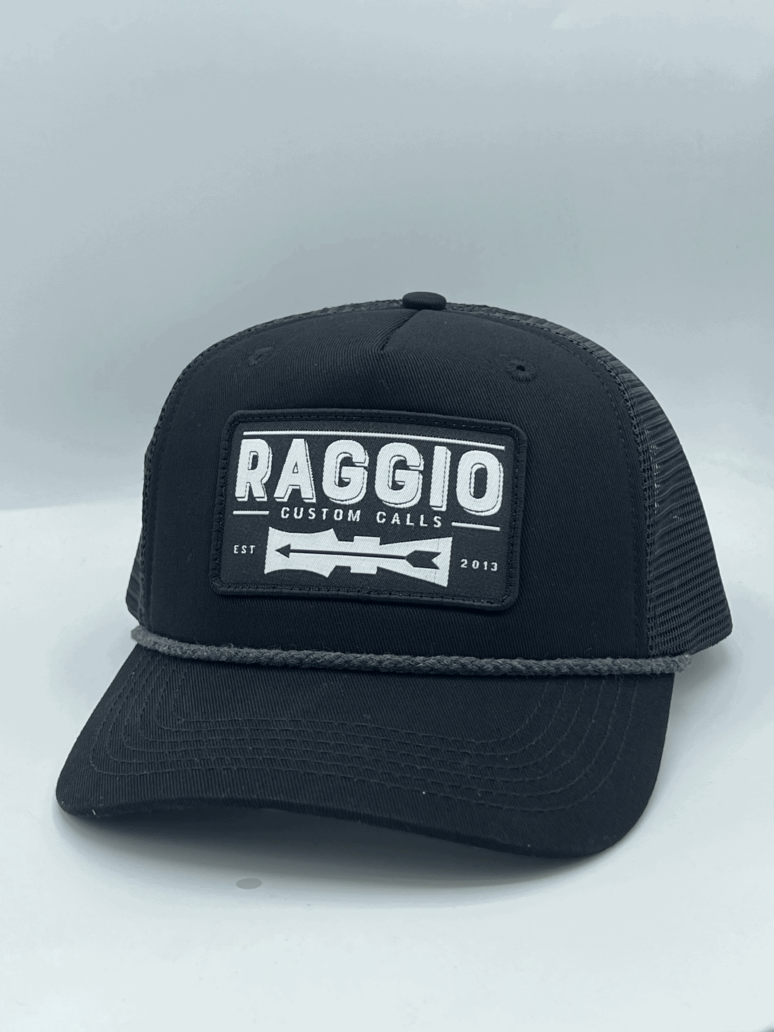 Raggio Ranchero Black Patch Foam Trucker
