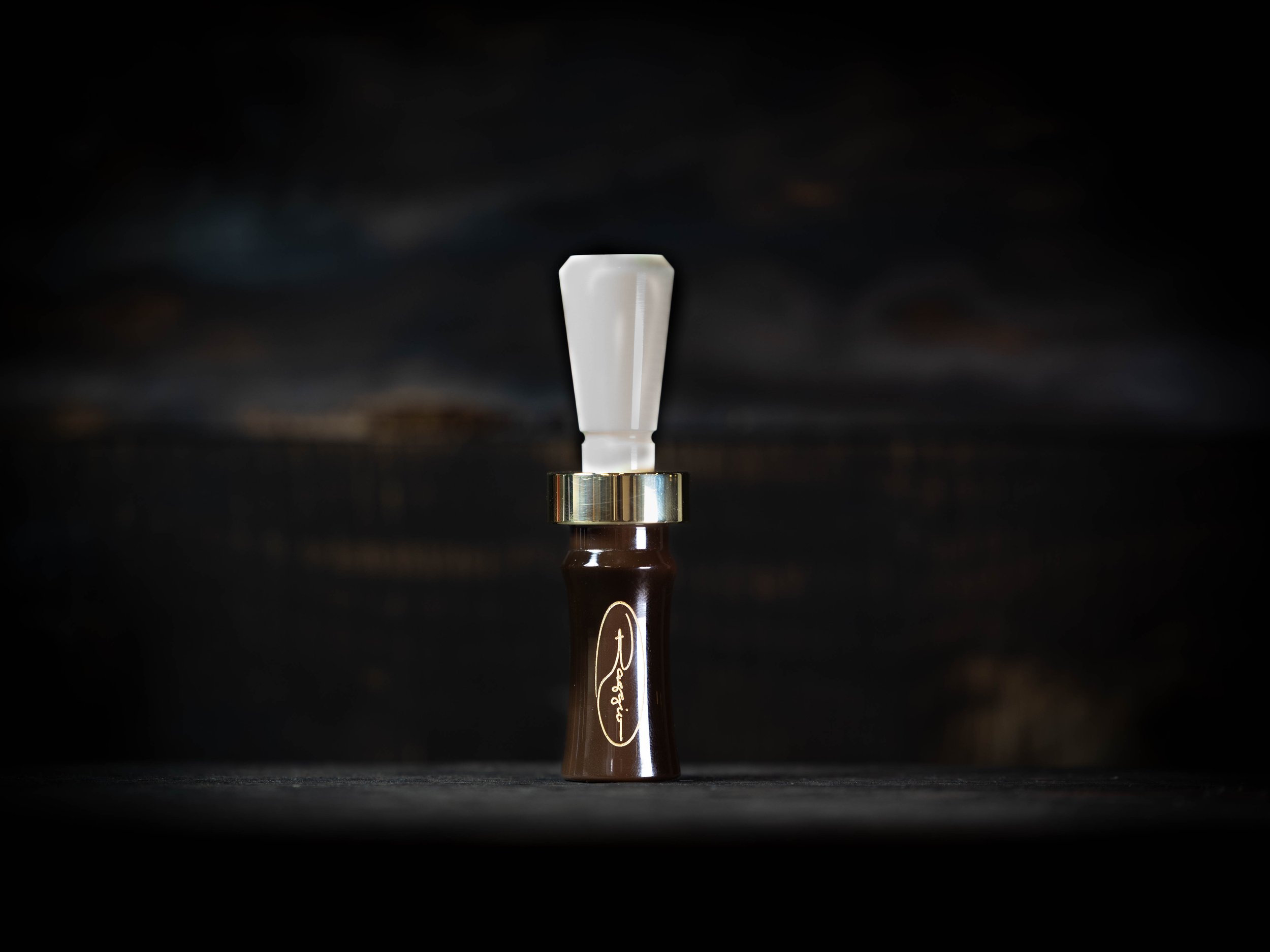 Coffee Barrel/Ivory Insert Acrylic Duck Call