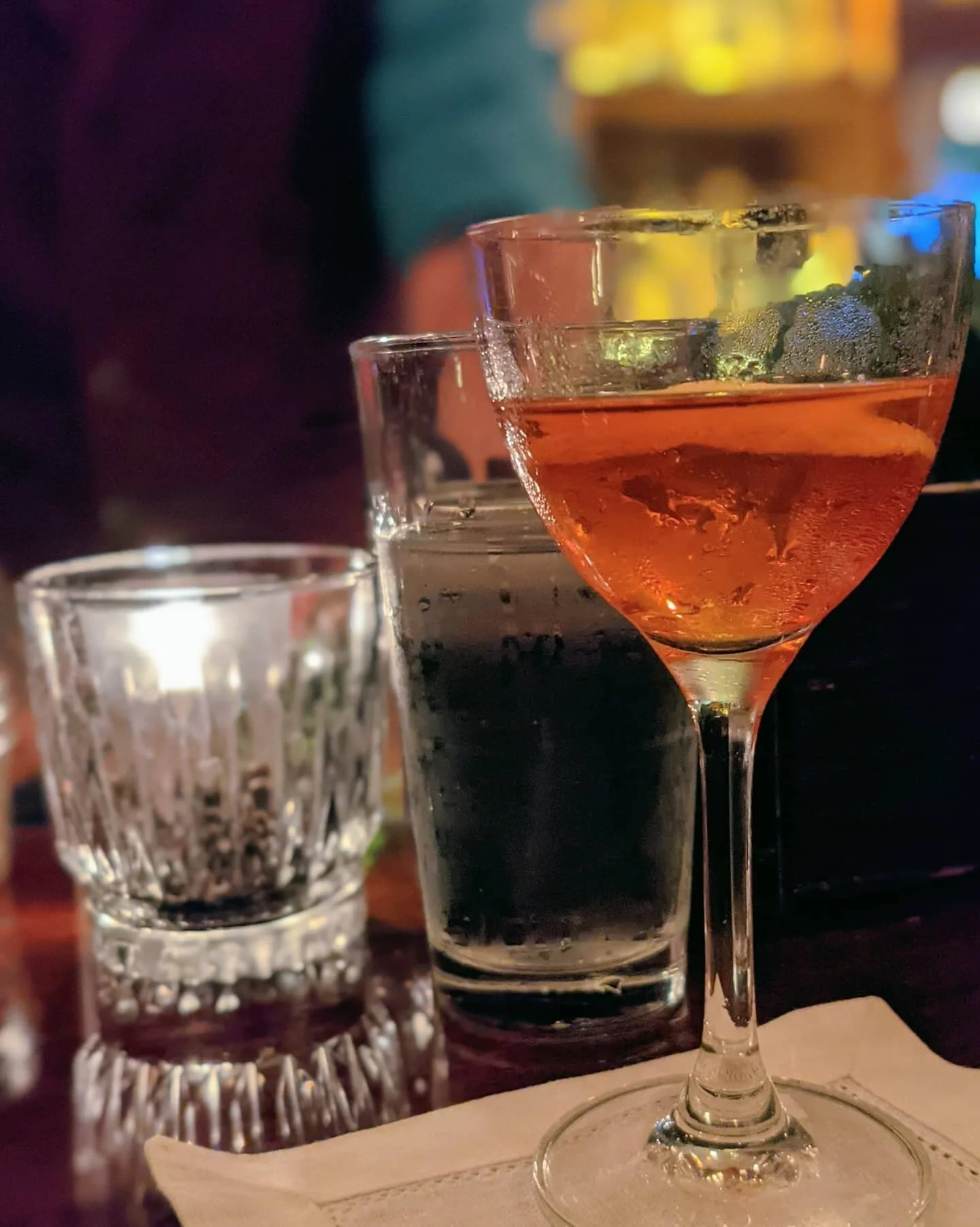 Final stop? My favorite place to be in downtown! I went for the trifecta with the Century Club, Aviation, and Chairman's Reserve Old Fashioned! If you order any of these cocktails down here, you're welcome. 😂🤓 #doit #cocktail #Cocktails #cocktailgr