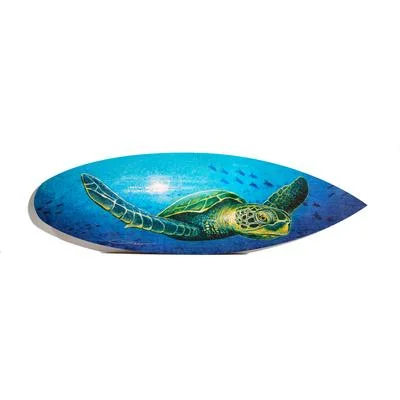 Sebo Art "Solo Honu" Mini Surfboard