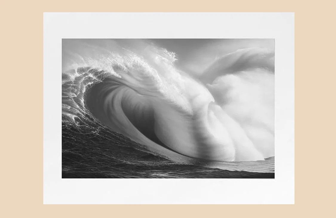 Sebo Art "Sublime Black and White" 11" x 14" Matted Print