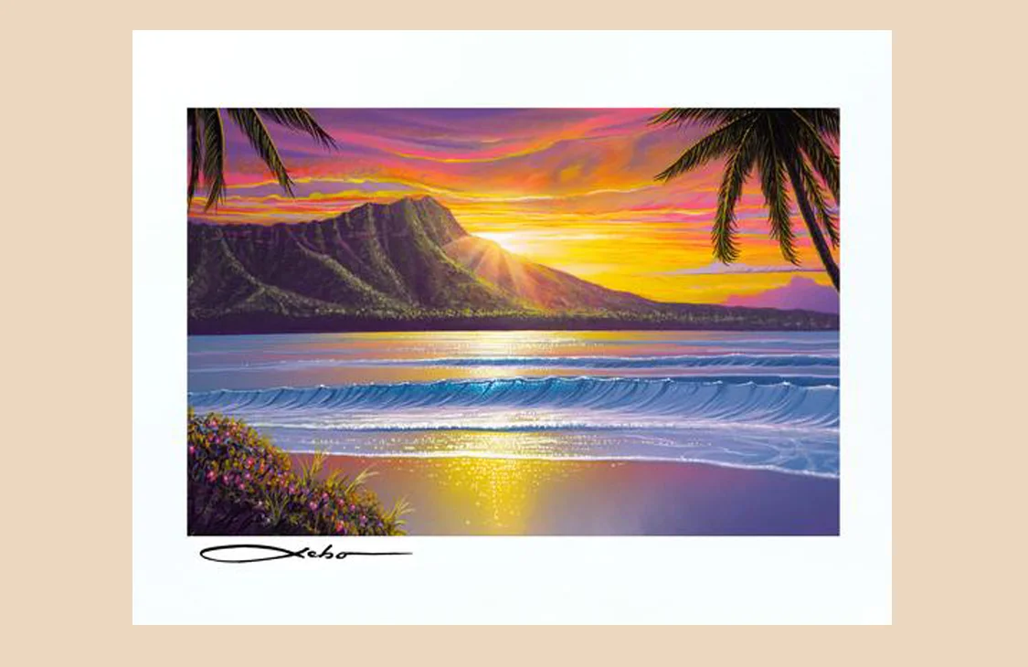 Sebo Art "Morning Glory" 11" x 14" Matted Print