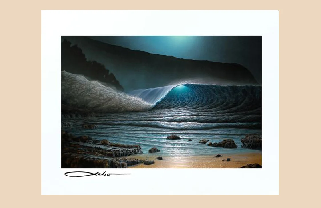 Sebo Art "Full Moon" 11" x 14" Matted Print