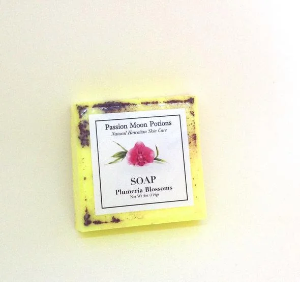 Passion Moon Potions. Plumeria Blossoms Soap