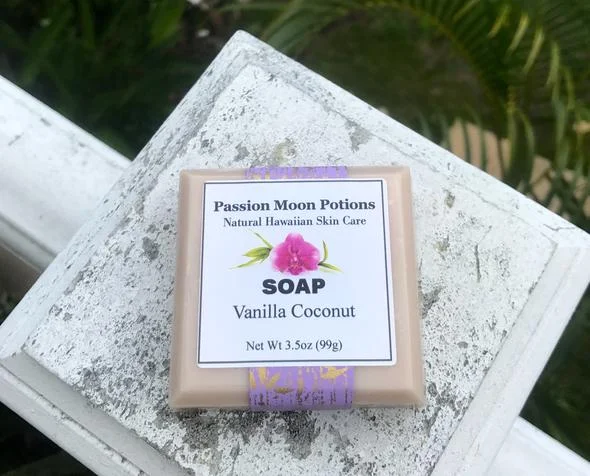 Passion Moon Potions. Vanilla Coconut Soap.