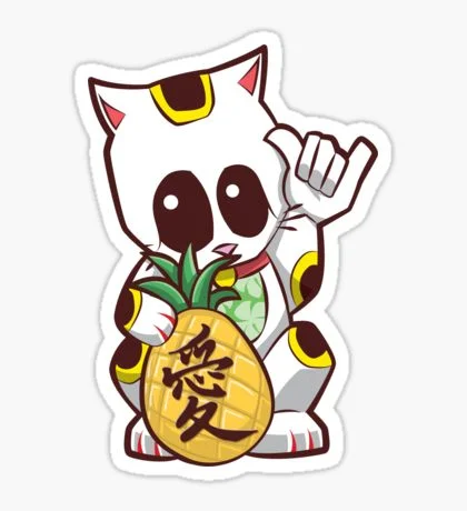 7Sketches "Aloha Lucky Cat" Sticker