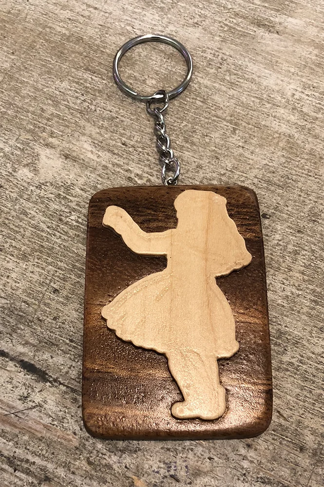 Lovingly Restored "Hula" Keychain.