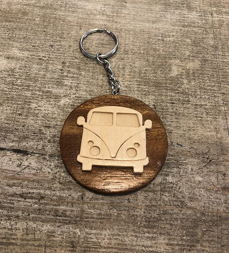 Lovingly Restored "Volkswagon Bus" Keychain