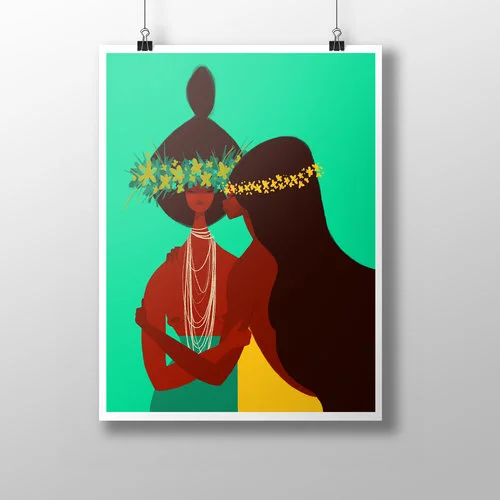 Punky Aloha "Sisters" Print