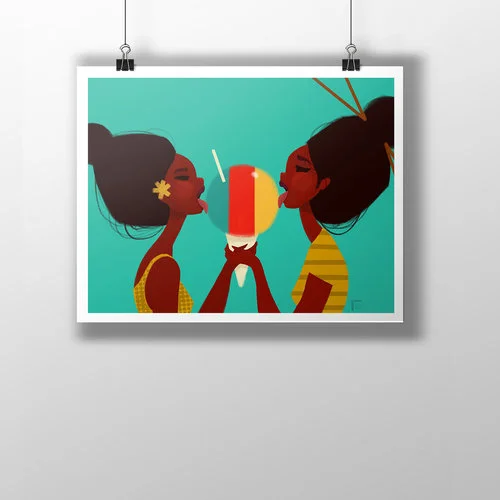 Punky Aloha "Shave Ice" Print