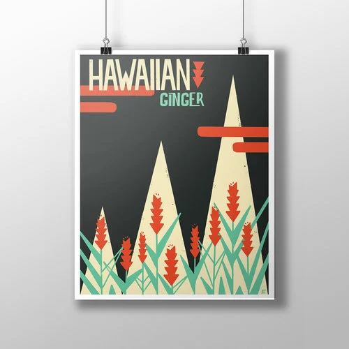 Punky Aloha "Hawaiian Ginger" Print